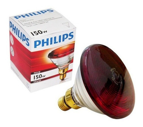 Lâmpada Infraphil 150w 110v Philips Par38 Para Dor Muscular