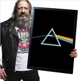 Poster Quadro Com Moldura Pink Floyd 63 A2 60x42cm