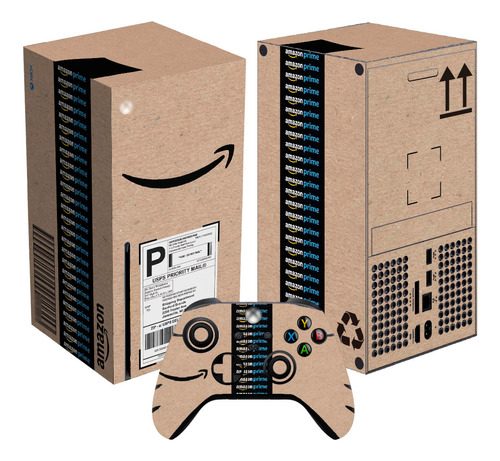 Skin Amazon Caja Para Xbox Series X Set Stickers