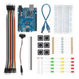 Kit Iniciante Para Arduino Uno + De 80 Peças Promoção Roboti