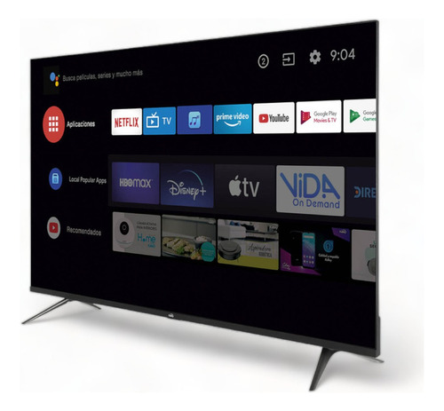 Televisor Kalley De 50  Smart Tv Con Pantalla Plana 120cm