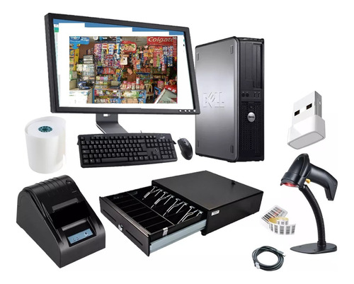 Sistema Pos Completo Equipos + Software Tienda Abarrotes