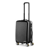 Valija Travelword Cabina 35cm De Ancho X 50cm De Alto X 23cm De Profundidad Color Negro