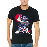 Poleras Con Diseño Robotech Rojo