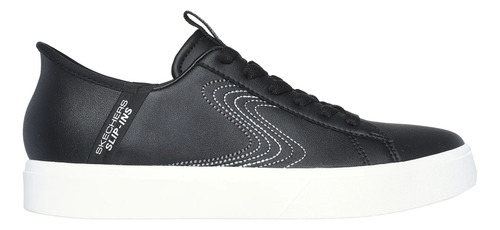 Tenis Skechers Court Classics Slip-ins Negro Para Mujer 185008bkw | Envío gratis