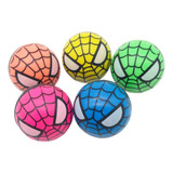 10 Pelota Saltarina De Spiderman Juguete Piñata Souvenir