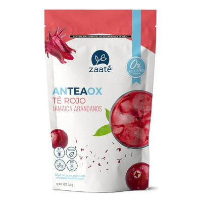 Té Zaate Anteaox Té Rojo Jamaica Arándanos 0% Azúcar 700g | MercadoLibre