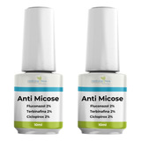 Kit 2 Esmaltes Anti Micose Fluconazol + Terbinafina + Ciclo