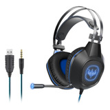 Fone Headset Gamer Compatível Com Ps4 Ps5 Witch X-box One
