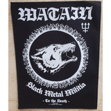 Back Patch Para Costas Watain Black Metal Militia Oficial