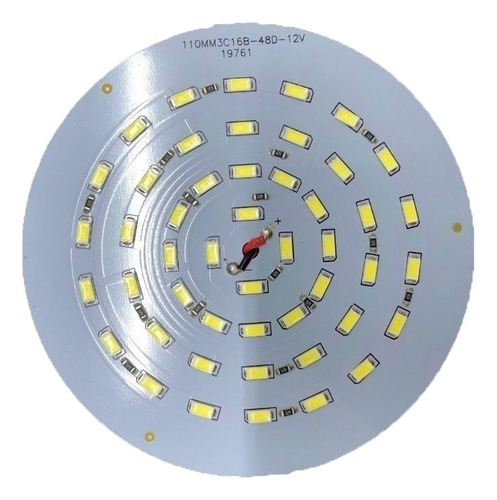 Placa Disco Circulo 5050 Rgb 60 Led 12v 14.4w Ideal Pileta