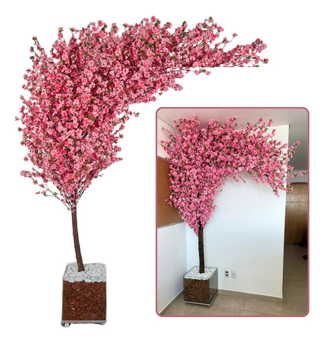 Árvore Cerejeira Sakura Rosa 220cm  