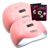 Kit 2 Cabines Sun X Plus Profissional 120w Unhas Gel Led Uv