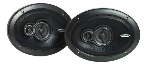 Parlantes Para Auto 6x9 3 Vías 400 Watts Aiwa Aws-6965p Color Negro