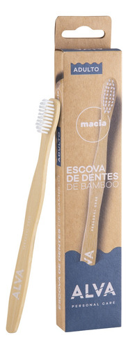 Escova De Dente Bambu Macia Ecológica Sustentável Adulto