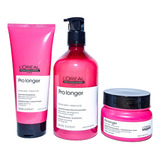 Loreal Kit Pro Longer Shampoo + Mascarilla + Acondicionador