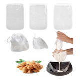 3 Bolsa/filtro/tamiz/ Leche Jugos Queso Tofu Vegetal Nut Bag