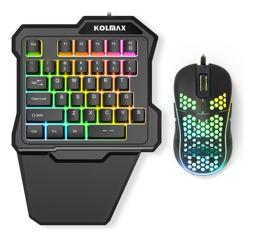 Compatible Con Xbox - Combo De Teclado Y Mouse Rgb Para Jue.