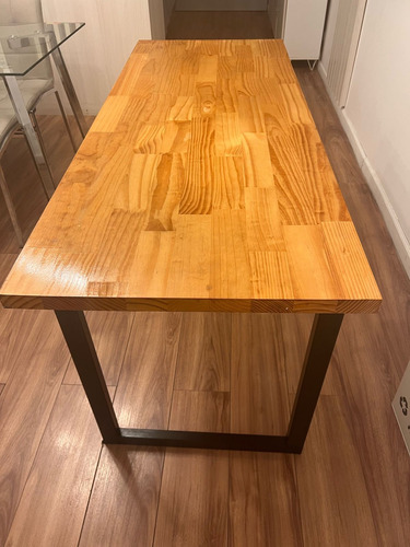 Mesa Escritorio Industrial Madera Y Hierro