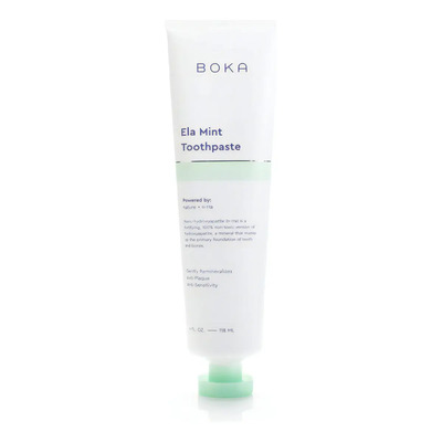 Boka Pasta Dental Ela Mint113 g Sin Flúor Nano Hidroxiapatita Remineraliza y Fortalece Dientes Sensibles Fórmula Natural Apta para Niños y Adultos Sabor Menta Fresca Vegana Organica Hecha en EE. UU. | MercadoLibre
