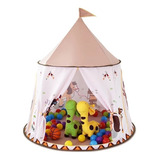 Castillo Casa Tipi Teepee Indio Niños Niñas Café