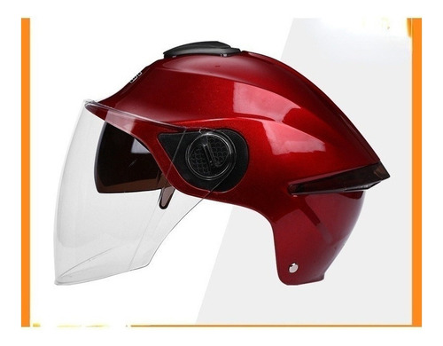 Casco De Moto De Doble Lente A Prueba De Sol General Mujer