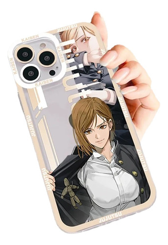 Funda De Teléfono Jujutsu Kaisen Para iPhone 14, 13, 12, 11