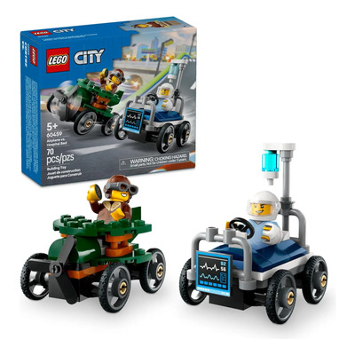 Lego City Airplane Vs. Hospital Bed Race Car Pack Toy | Meses sin interés