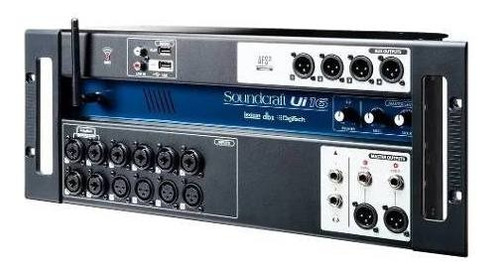 Mesa De Som Digital Soundcraft Ui 16 Mesa 16 Canais Usb Wifi 110/220