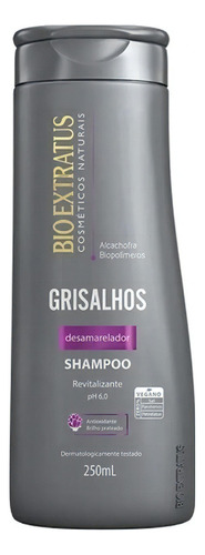 Shampoo Desamarelador P/ Cabelos Grisalhos Bio Extratus 250g