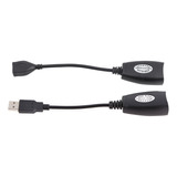 Adaptador De Rede Extensor De Extensão Usb 2.0 Para Rj45 Eth