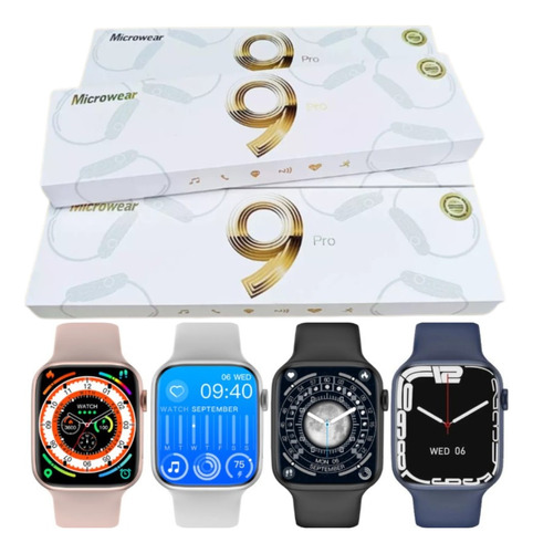 Smartwatch 9 Pro W59 Relogio Gps 47mm 2023 Watch Lançamento
