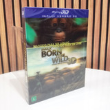 Blu-ray Imax Born To Be Wild 3d 2d ( Luva Lenticular ) Novo