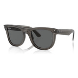 Ray Ban Rb0502s 6707gr Wayfarer Reverse Dark Grey