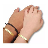 Par De Pulseras De Parejas Personalizadas