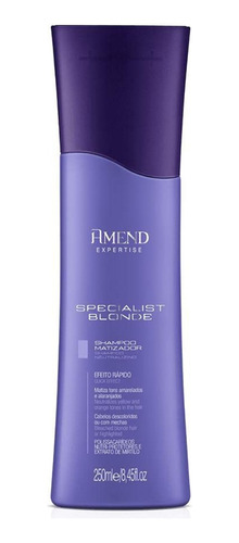 Amend Expertise Specialist Blonde Shampoo Matizador 250ml