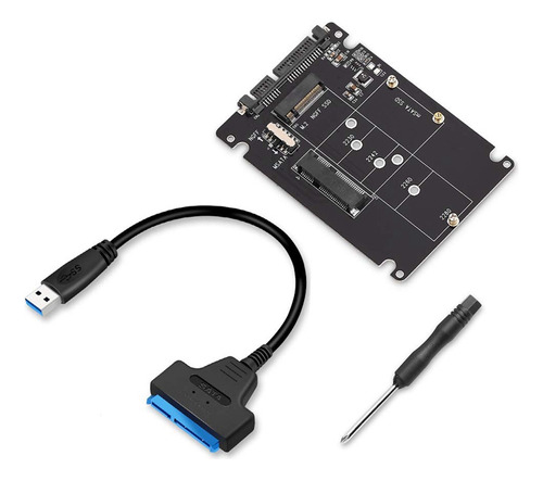 Fwefww Adaptador M.2 Ngff O Msata A 3.0, Disco Duro Usb 3.0