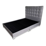 Base Cama Con Espaldar Premium King 200x200 + Envió