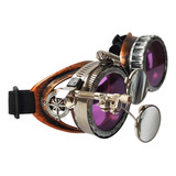 Funky Steampunk Gafas Accesorios Violeta Violeta 18cmx6cm