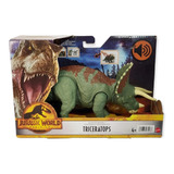 Dinosaurio Jurassic World Triceratops Nuevo Con Sonido