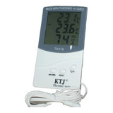 Termohigrometro Digital Termometro Reloj Sonda Ta318