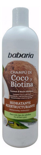  Shampoo Babaria 700ml Coco Y Biotina 31360