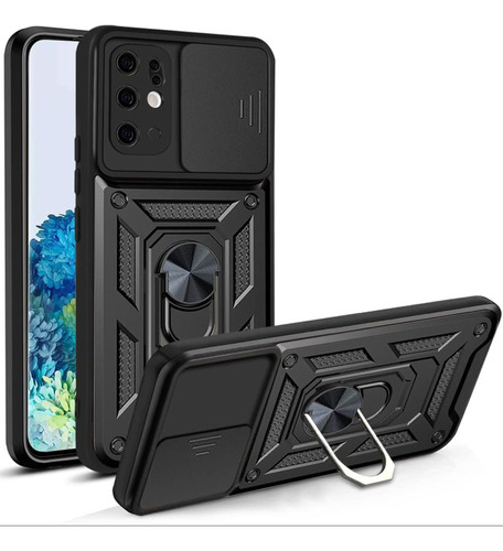 Funda Para Samsung Anti Golpes Uso Rudo Anillo Magnetico