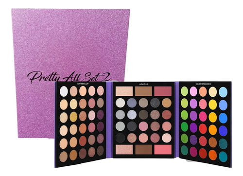 Paleta De Sombras Con Iluminador Romantic - g a $3