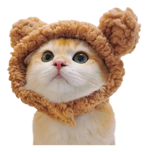 Gorra Con Orejas Para Perro Y Gato Mascotas Forma De Oso