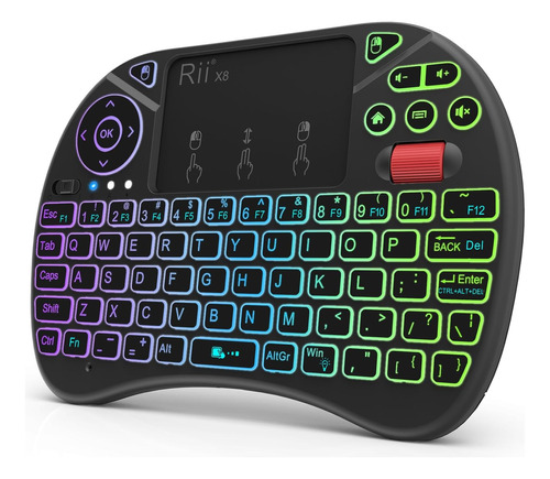 Mini Teclado, Rii X8 Mini Controlador 2.4ghz Retroiluminado