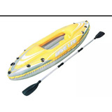 Kayak Inflable +pala Aluminio+bolso +inflador + Chaleco Salv