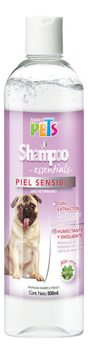 Shampoo Essentials Perro Piel Sensible 500 Ml Para Mascotas Fragancia Aloe Vera Tono De Pelaje Recomendado Claro Y Oscuro