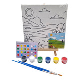 Kit De Bastidor Para Colorear Arte Para Niños 15x15cms
