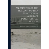 Libro An Analysis Of The Human Transfer Function In Aircr...